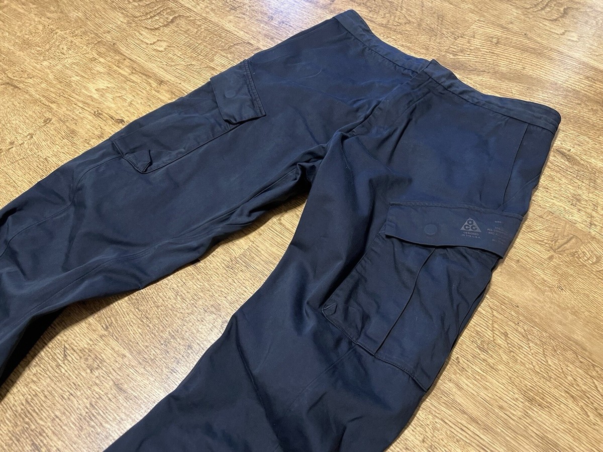 Nike ACG Tech Woven Cargo Pants Black Size Small Nikelab acronym Nike ACG Tech Woven Cargo Pants Black Size Small Nikelab acronym