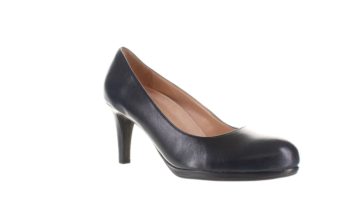 Naturalizer Womens Michelle Blue Pumps Size 7.5 Wide 7510023