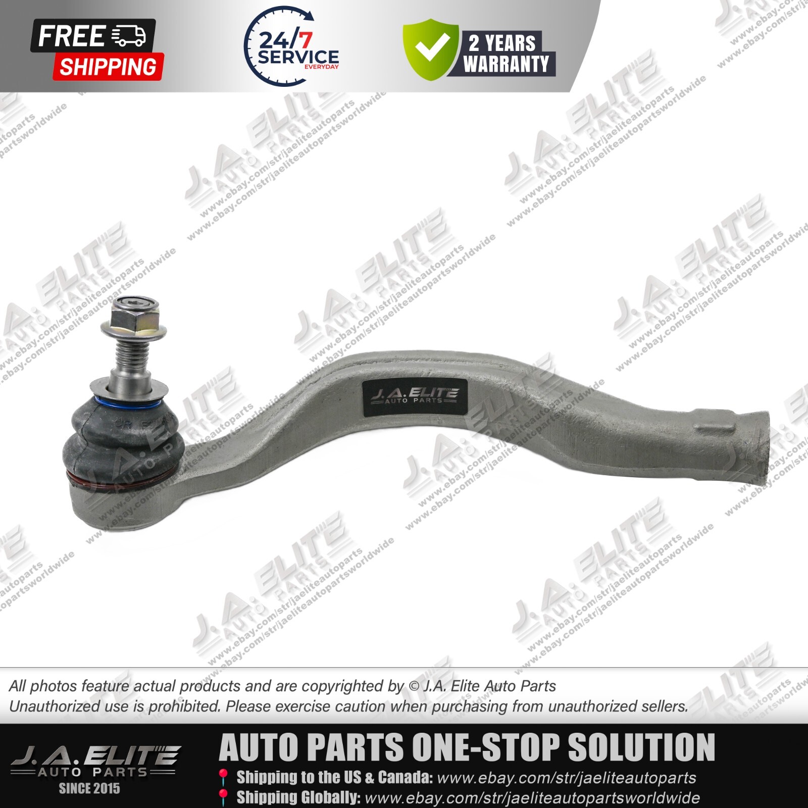 4pcs Inner & Outer Tie Rod End for Maserati Quattroporte, Electronic Steering