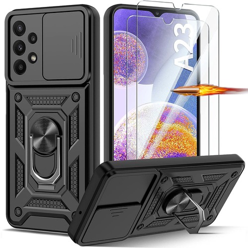 Coque + 2 Verres Trempés pour Samsung Galaxy A23 A34 A53 A54 Protection Caméra - Photo 9/20