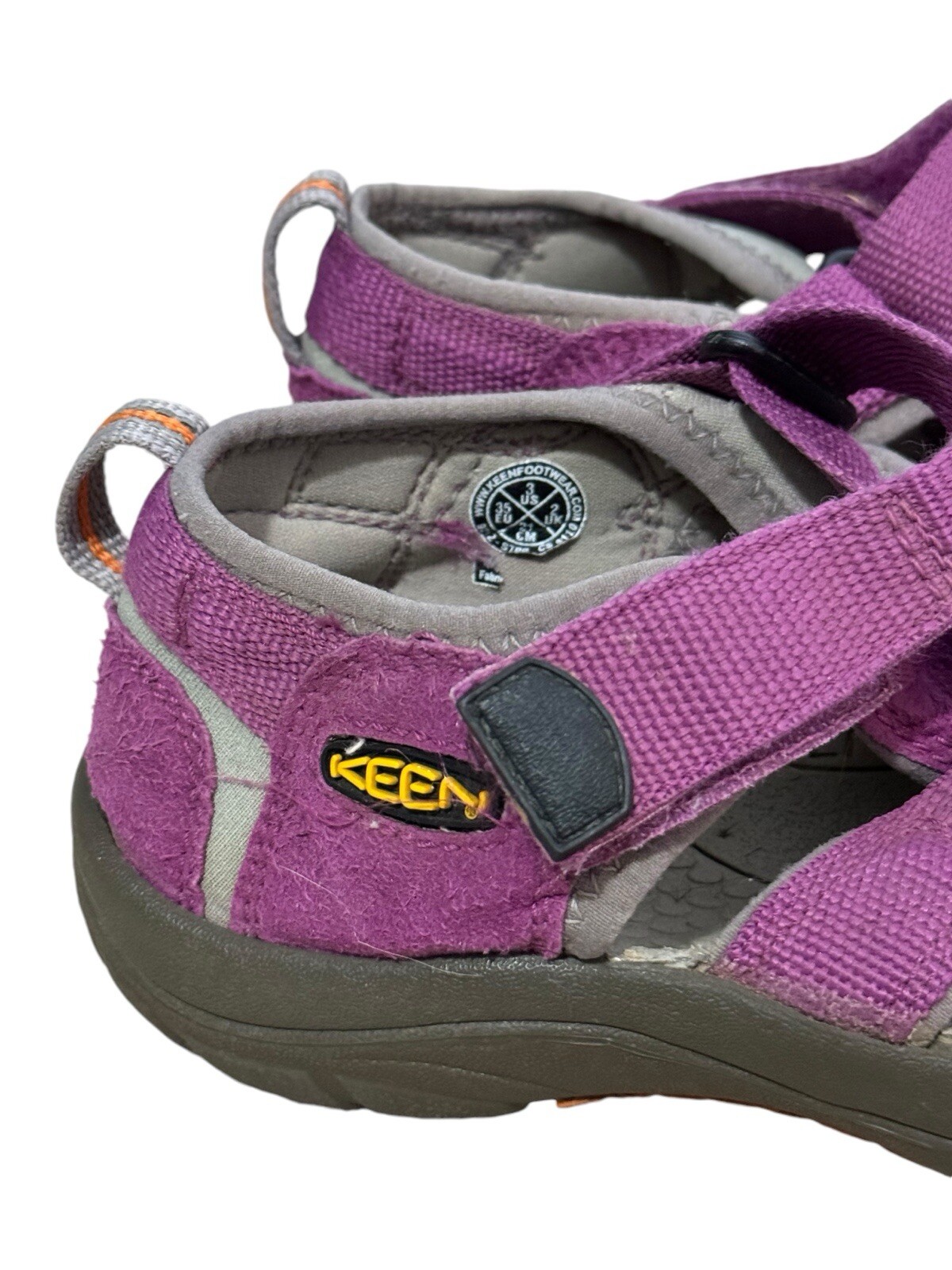 Keen Newport scarpe acqua impermeabili sandali bambina (bambini grandi) taglia 3 rosa viola