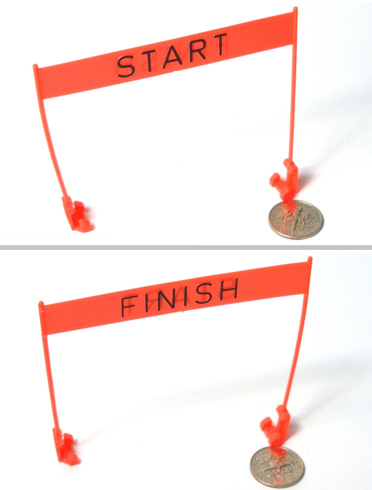 1pc Vintage 1970s TYCO START FINISH GATE Clips on All HO Slot Car Track ...