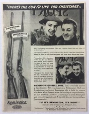 1937 REMINGTON Fieldmaster,Speedmaster ad ~ THE GUN I'D LIKE FOR CHRISTMAS