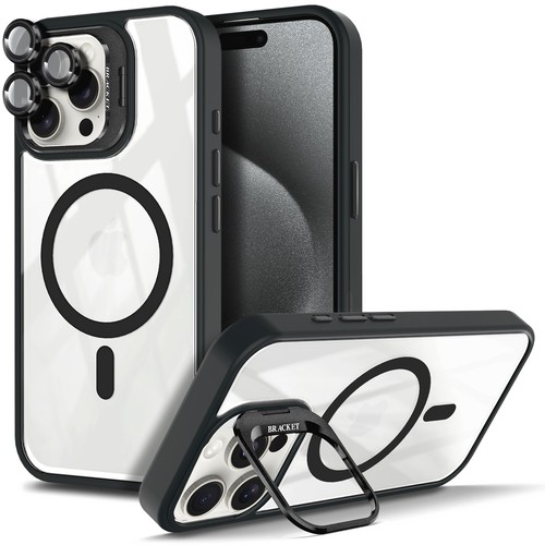 Funda Magsafe Soporte Lente Protector Para iPhone 16e 16 15 14 13 12 11 Plus Pro Max - Imagen 61 de 75