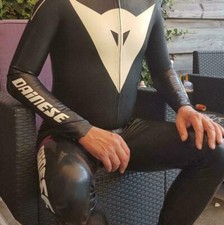 Latexanzug Rubber Catsuit Gummi Rennuniform Tight Cosplay Gummianzug