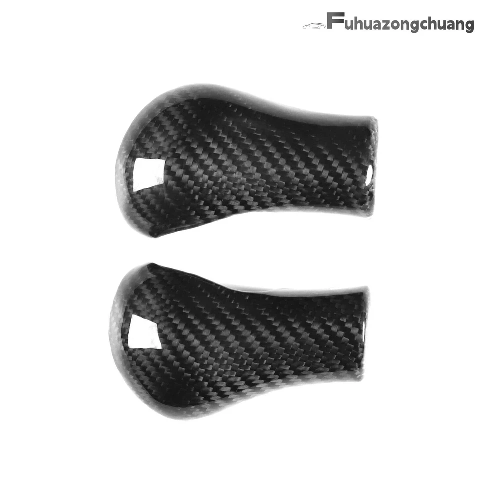 Novo acabamento de tampa de botão de câmbio de engrenagem de fibra de carbono para Infiniti G35 G37 FX35 QX70 QX50 - Imagem 4 de 4