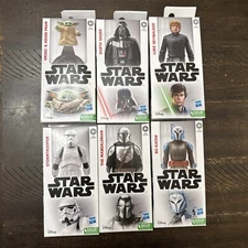 Grogu And Hover Fram Luke Skywalker StormTrooper Mandalorian Bo-katan Darth Vade