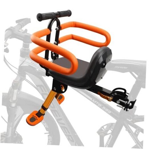 Kids Bike Seat with Handlebar Attachment, Detachable Front Mounted Mtb Seats