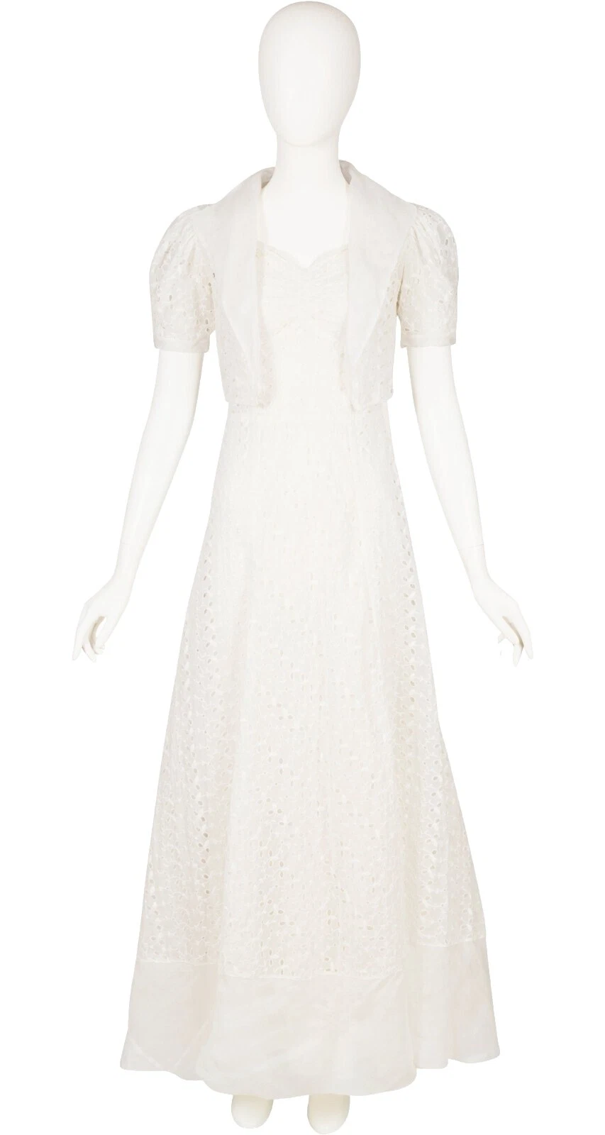 Art Deco Vestidos Vintage Blanco para Mujeres