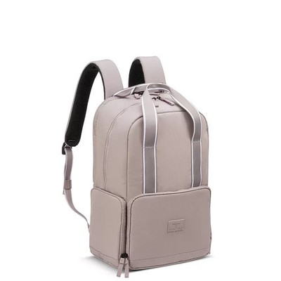 Delsey - Florence by Mills Carefree Carry Laptop Backpack - Chestnut