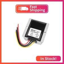 DROK Boost Buck Converter 9V-36V to 12V 10A 120W Aluminium Shell Waterproof Auto