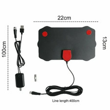 4K High Gain HD TV DTV Box Digital TV Antenna EU Plug 5000 Miles Booster Active 
