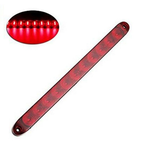 11 LED Red Cover Marker Car Truck Light Bar Stop Turn Tail 3rd Brake Lamp G - Picture 8 of 13