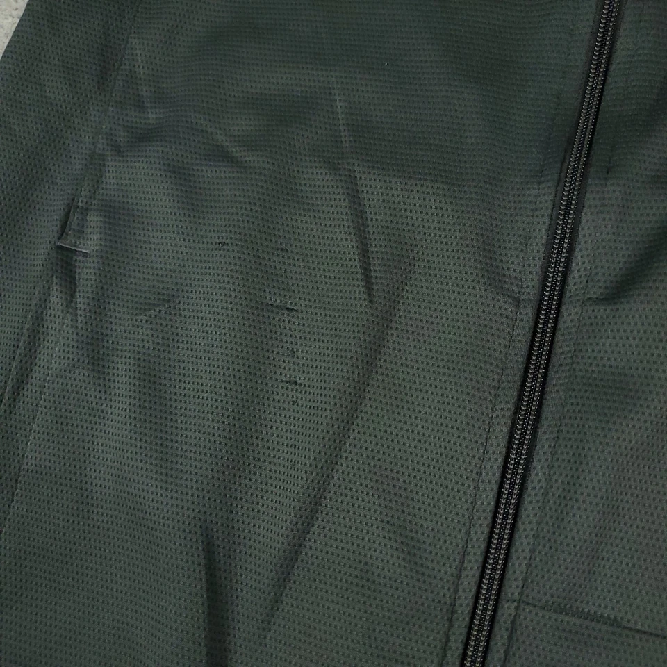 Nike Jacket Mens Large Gray Lightweight Full Zip Up Track Sweater * - Image 3 of 4