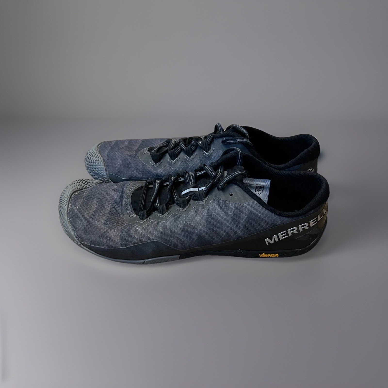 Merrell Vapor Glove 3 scarpe da corsa donna nere grigie comode per tutti i giorni taglia 8