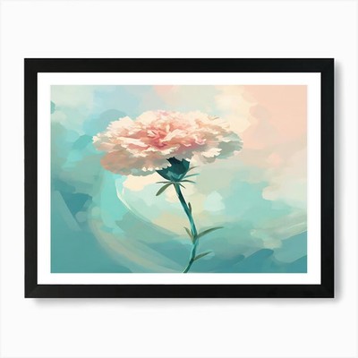 Nelke 7 Kunstdruck gerahmt Wandbild Poster Leinwanddruck Bild