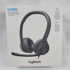 Logitech H390 Wired Headset For PC Laptop Stereo Headphones New Sealed Box