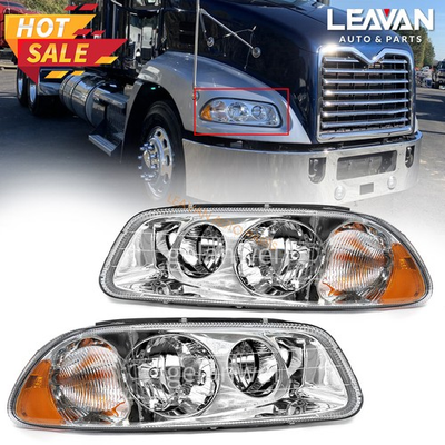 #ad #ad For Mack Vision CX CXN 1998 2018 CXN GU4 GU5 GU7 GU8 2008 2018 PAIR of Headlight $145.99
