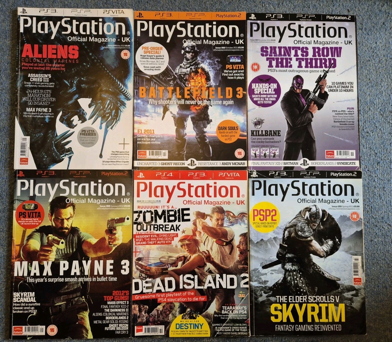 PlayStation Official Magazine UK Bundle PS2 PS3 2000's
