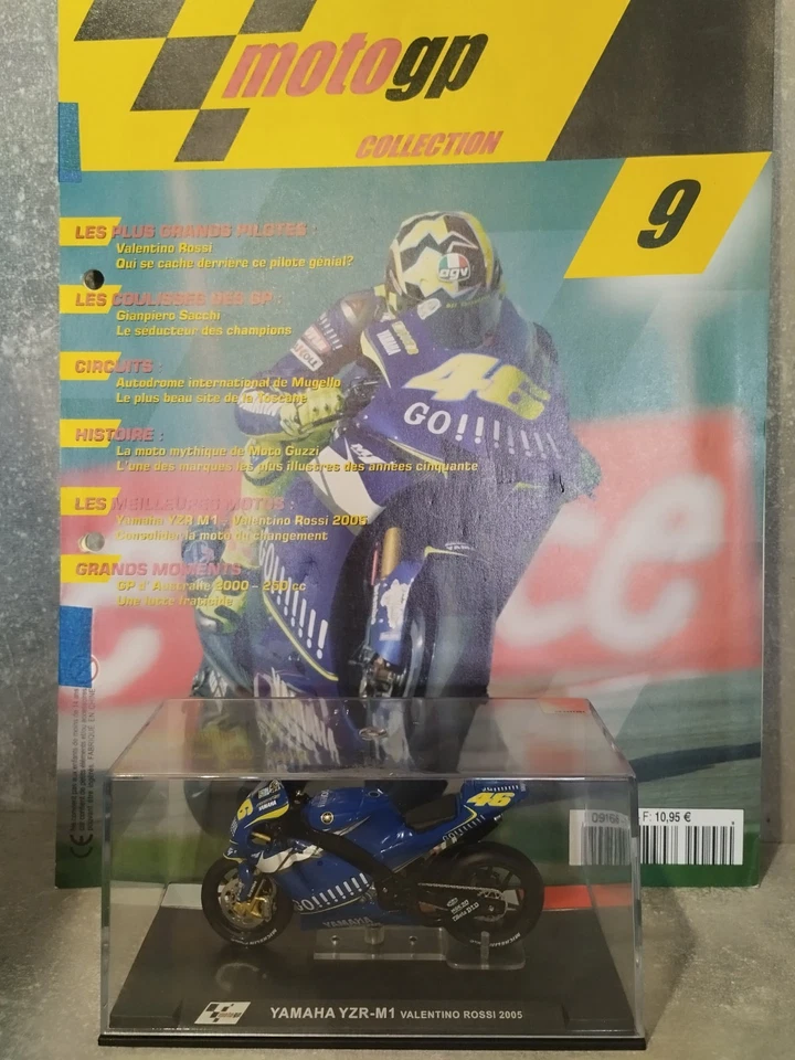 Moto GP 1/24 n°9 Ixo, Yamaha YZR-M1 Valentino Rossi 2005 - Photo 1/1