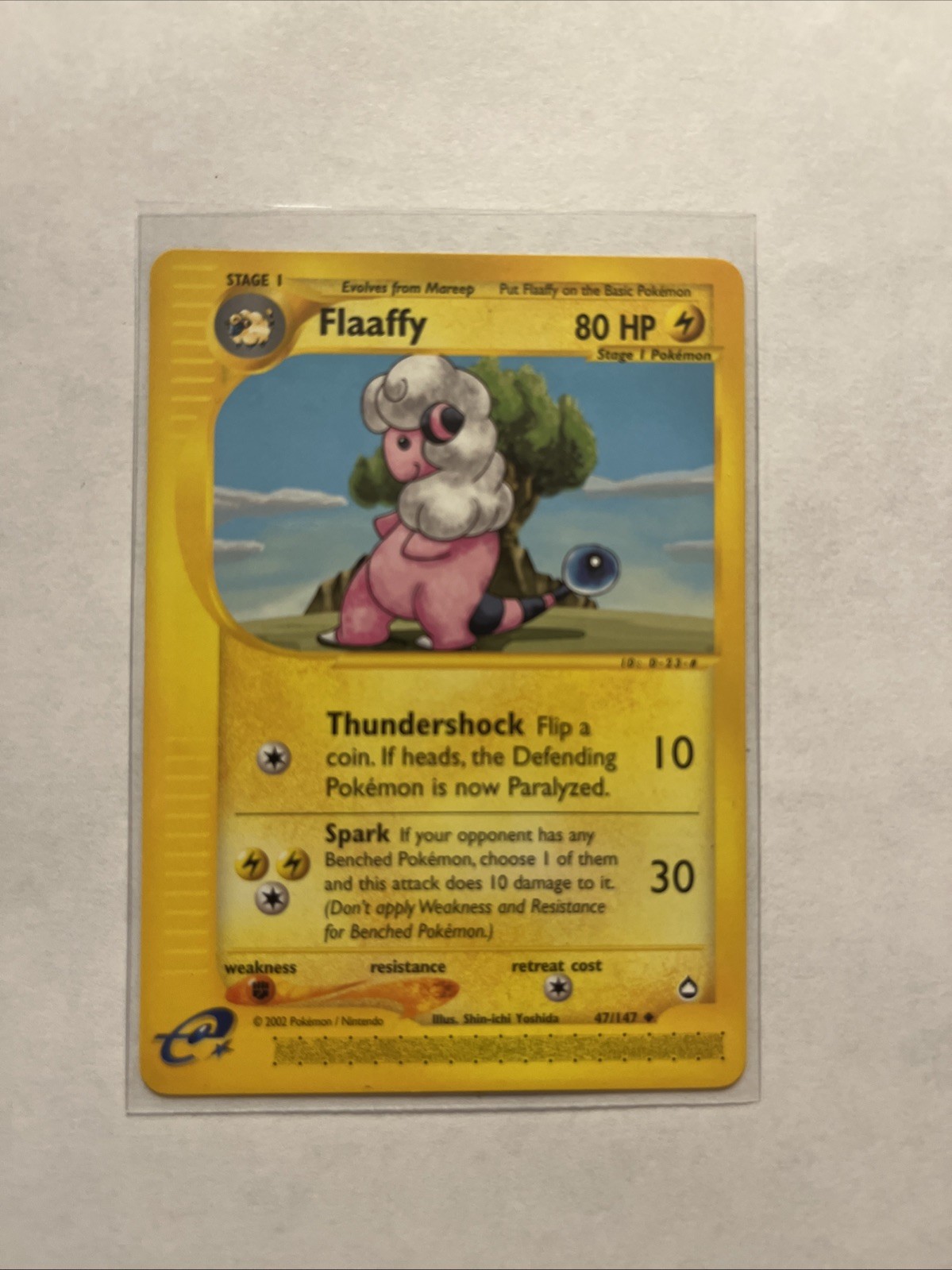 Pokémon TCG Flaaffy Uncommon Card Aquapolis 047/147 NM
