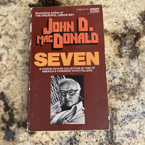 VINTAGE John D MacDonald 1971 SEVEN paperback Crime thriller - Picture 1 of 6
