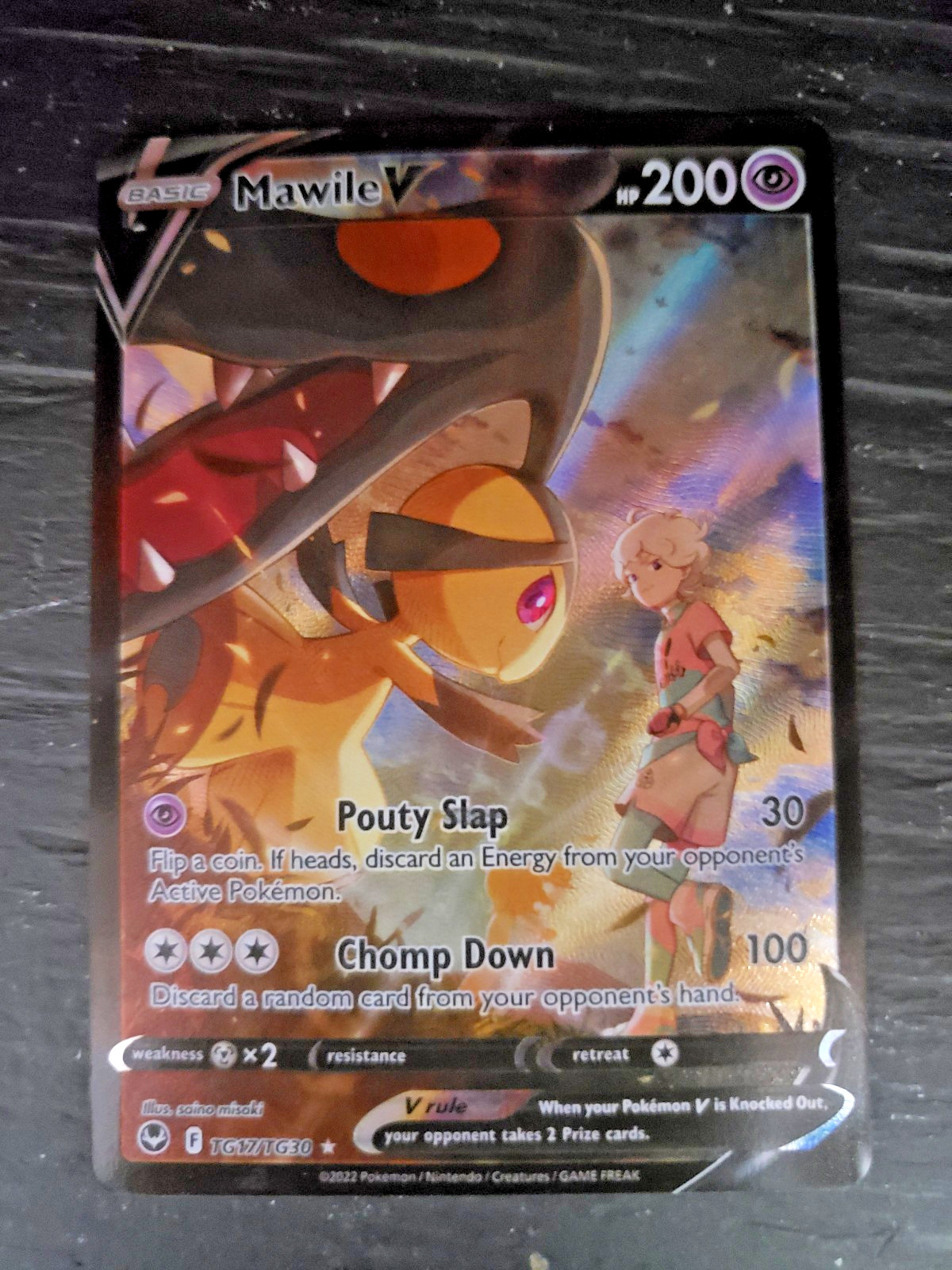 Mawile V NM TG17 SWSH12: Silver Tempest Trainer Gallery PKM