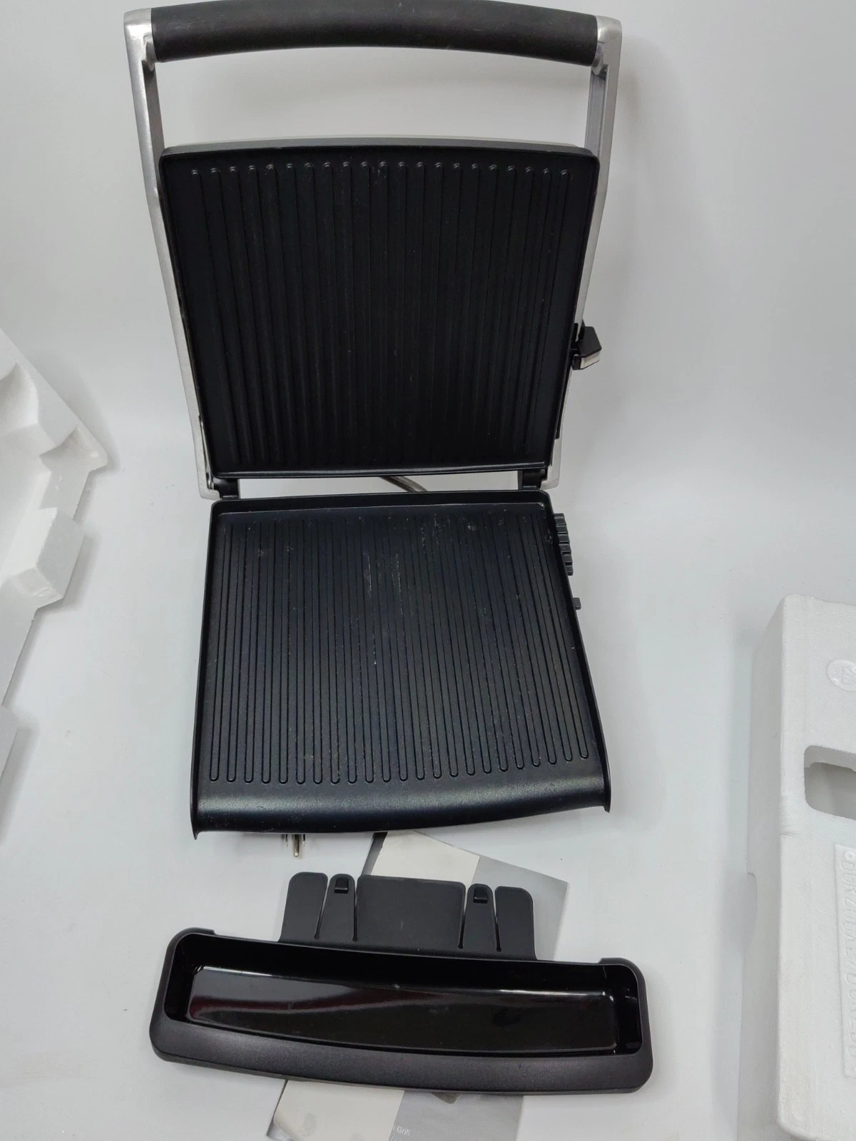 Breville BGR200XL Panini Grill Press Stainless Steel Sandwich Maker w/ box