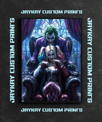 Harley Quinn Joker Batman DC Universe Comics Poster Print - No Frame