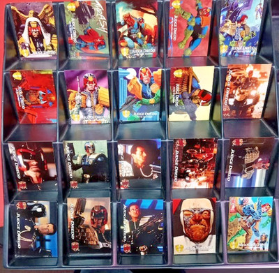 1995 Judge Dredd The Cursed Edge Trading Card Set Complete 1-82 ~ Near Mint