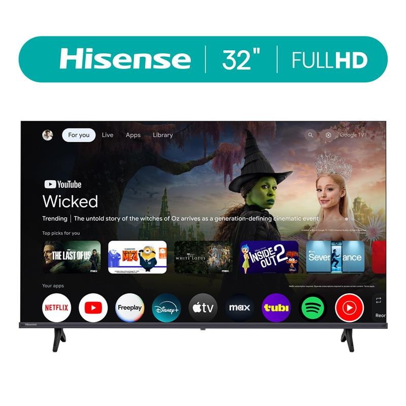 Hisense 32H40G 32 Inch Full HD Smart Google TV with Full Array LED