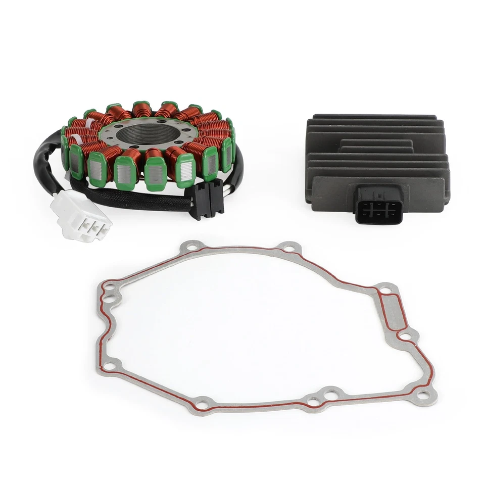 Regulator Stator Coil Gasket Kit For Yamaha YZF-R6 R6 RJ11 RJ15 2006 - 2016, - Image 2 of 4