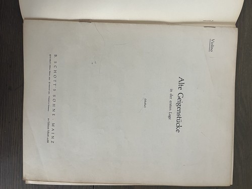 Moffat alte Geigenstücke 1. Position Violine und Klavier Edition Schott 2288 - Bild 5 von 14