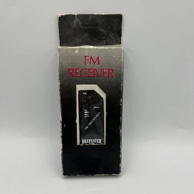 Vintage Promo Advertising Beefeater Gin FM Receiver - Image 1 of 4
