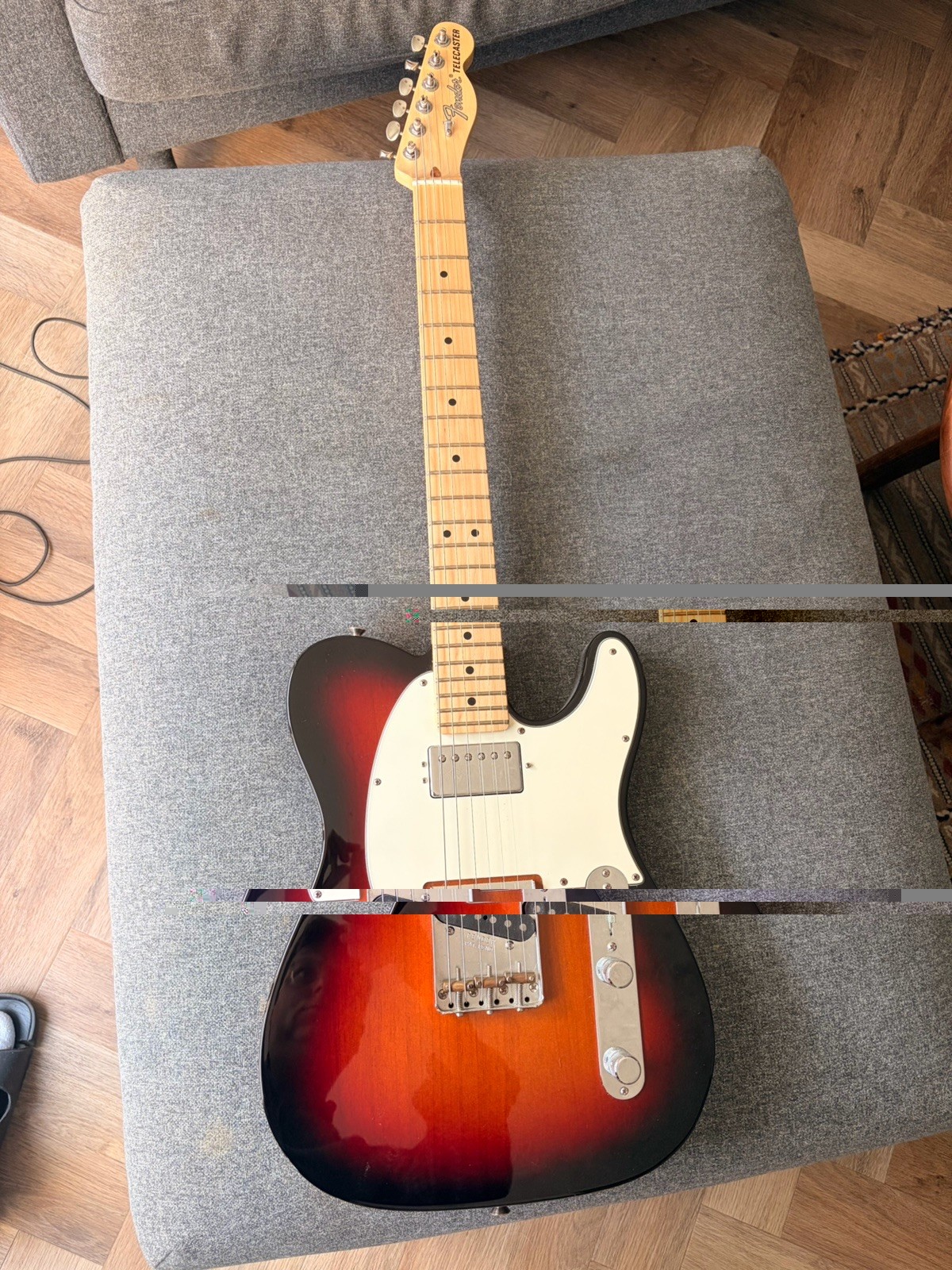 Fender American Performer Telecaster Humbucker Sunburst Maple Neck USA Tele Hum