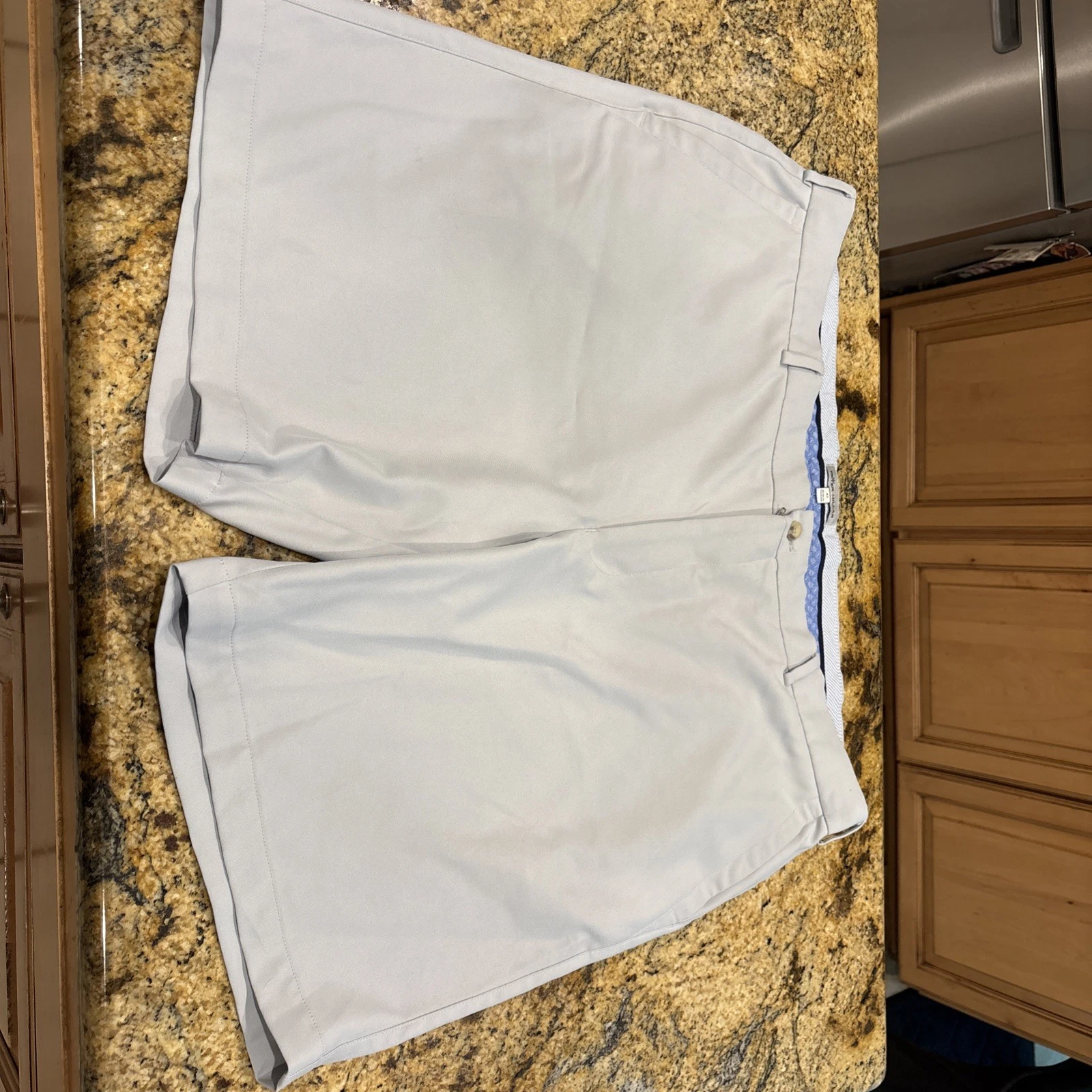 Peter Millar - Crown Sport - Beige Golf Shorts - Size 42" X 9" Inseam
