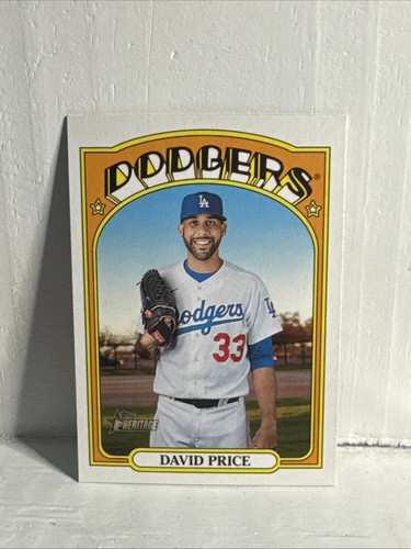 2021 Topps Heritage High Number - David Price #637 - Bild 1 von 2