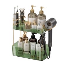 Luxury Bathroom Counter Organizer, Large Makeup Organizer Countertop, Shelf O...