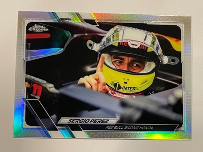 2021 Topps Chrome Formula 1 F1 Red Bull Sergio Perez Refractor #46