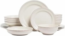 Over & Back Dinnerware Set Ivory Lake Como Re...