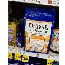 Dr Teal's Glow  Radiance Vitamin C Epsom Salt Citrus Scent Soaking Solution