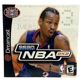 NBA 2K2 (Sega Dreamcast, 2001) CIB Complete w/ Manual Tested & Works  Free Ship