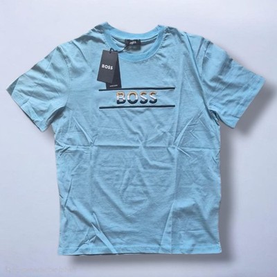 Hugo Boss T-Shirt Neu mit Etikett Gr. M Hellblau Herren
