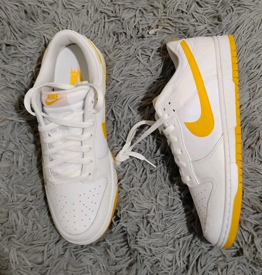 Nike Dunk Low White University Gold for Sale | Authenticity