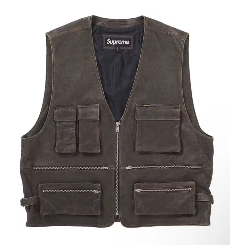 Supreme Leather Outer Shell Vests for Men for Sale | Shop New