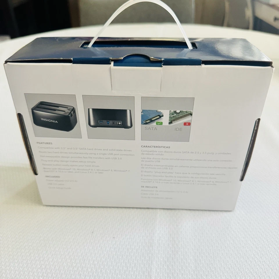 Insignia Dual Hard Drive Docking Station NS-PCHDEDS19, Open Box - Image 4 of 4