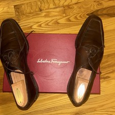 Salvatore Ferragamo Men's Brown Dress Shoes 9D Used