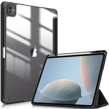 Case for iPad Pro 13-inch (M4) 2024, Shockproof Cover with Kickstand