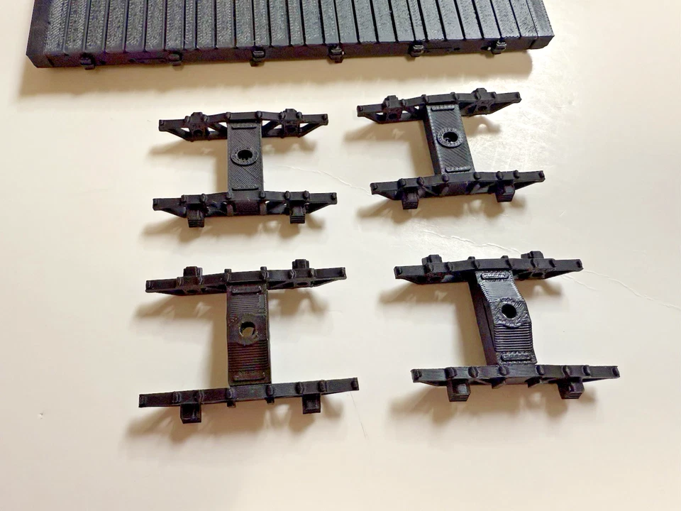 On30 Narrow gauge Flatcar with trucks 2 Ea - Image 3 of 4