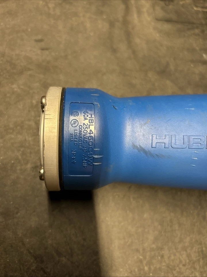 SLIGHTLY USED Hubbell HBL460C9W Female IEC Pin and Sleeve Connector - Image 4 of 4
